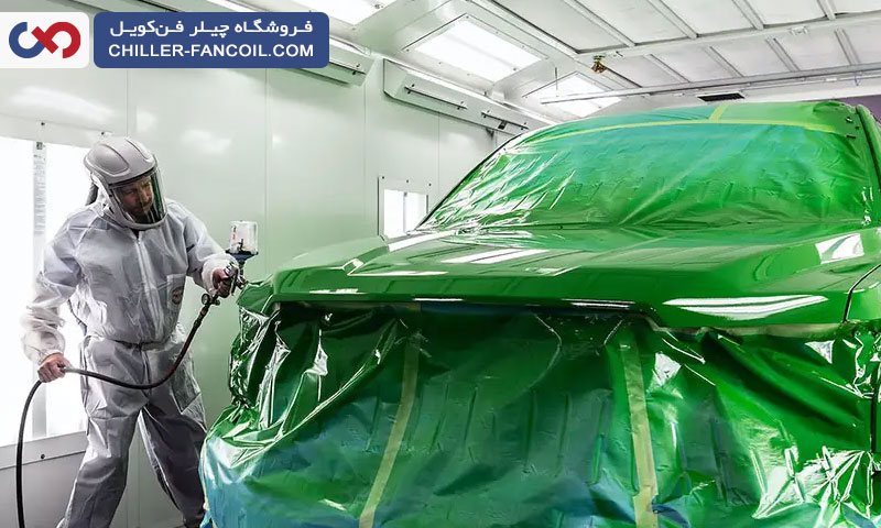 تهویه هوای سالن های رنگ
