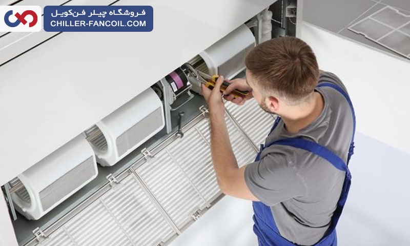 نحوه هواگیری فن کویل